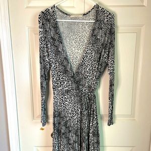 41 Hawthorn Size 12 Wrap Black & White Dress